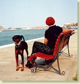 In Venedig mit Frauchen, Juni 2002
