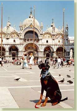 In Venedig auf dem Markusplatz, Juni 2002