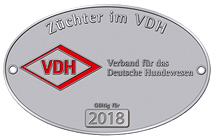 Mitglied und registrierte Zuchtstätte im VDH